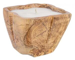 Candela Akabe 25x25x20 cm con Struttura in Legno