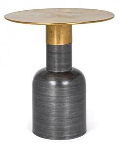 Tavolino Basso Ø45x49 cm in Acciaio