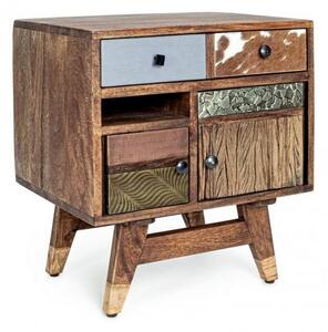 Comodino Dhaval 50x40x55 cm in Legno