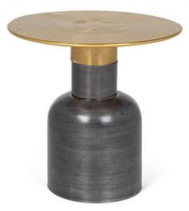 Tavolino Basso Ø41x39 cm in Acciaio