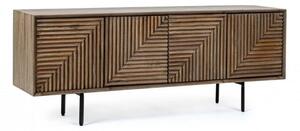 Mobile TV 4 Ante 140x32,5x53 cm in Legno