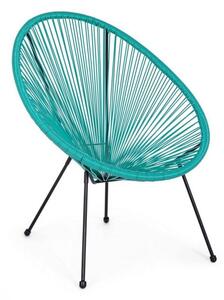 Poltrona Parker 72x78x89 cm in Acciaio e Fibra Sintetica