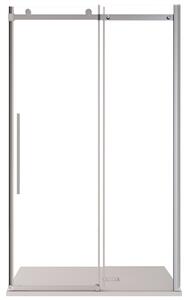 Porta Parete Doccia 100 cm 1 Anta Scorrevole in Cristallo Trasparente 8mm H195 Bonussi Selina