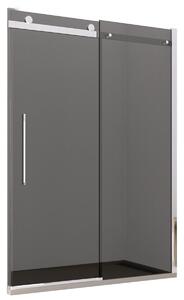 Porta Parete Doccia 110 cm 1 Anta Scorrevole in Cristallo Fumè 8mm H195 Bonussi Livia