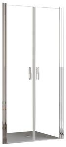 Porta Parete Doccia 70 cm 2 Ante Saloon in Cristallo Trasparente 6mm H195 Bonussi Julia