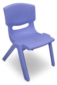 Sedia da Giardino per Bambini 26x30x50 cm in Plastica Blu