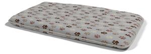 Cuscino Imbottito per Cani e Gatti 60x100 cm in Microfibra Pet Paws