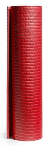 Tappeto per Yoga Fitness 173x61 cm Spessore 8 mm Rosso