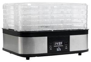 Essiccatore per Alimenti 32x25x29 cm 245W 5 Vassoi con Monito LCD