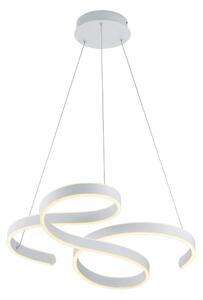 Lampada a Sospensione da Interno a LED in Metallo Bianco Opaco
