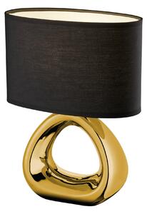 Lampada tavolo da Interno E27 in Ceramica Oro