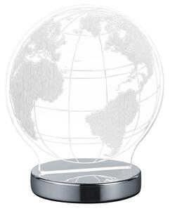 Lampada tavolo da Interno a LED in Metallo Cromo