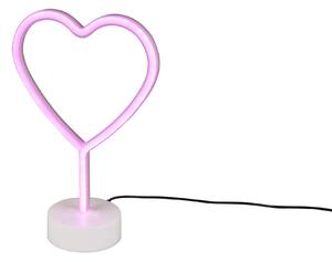 Lampada tavolo da Interno a LED in Plastica Bianco