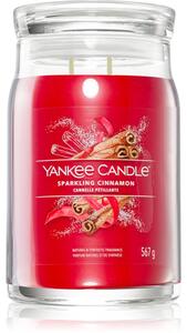 Yankee Candle Sparkling Cinnamon candela profumata 567 g