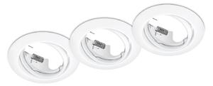 Illuminazione da Incasso da Interno GU10 in Metallo Bianco Opaco