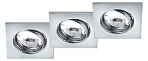 Illuminazione da Incasso da Interno GU10 in Metallo Cromo