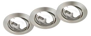 Illuminazione da Incasso da Interno GU10 in Metallo Nickel Opaco