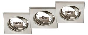 Illuminazione da Incasso da Interno GU10 in Metallo Nickel Opaco