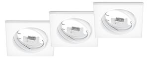 Illuminazione da Incasso da Interno GU10 in Metallo Bianco Opaco