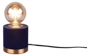 Lampada tavolo da Interno a LED in Tessuto Blu