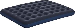 Materasso ad aria matrimoniale – Materasso gonfiabile pieghevole – Ideale per campeggio e viaggi – Superficie morbida e resistente – Dimensioni: 203 x 152 cm – Colore: blu scuro
