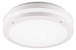 Plafoniera da Esterno a LED in Plastica Bianco Opaco