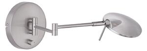 Applique da Interno a LED in Metallo Nickel Opaco