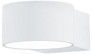 Applique da Interno a LED in Metallo Bianco Opaco