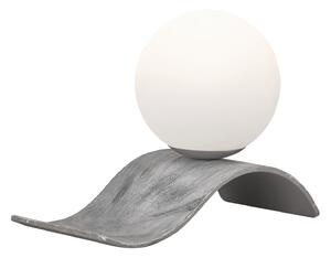 Lampada tavolo da Interno E14 in Metallo Grigio Antico