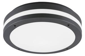 Plafoniera da Esterno a LED in Plastica Antracite