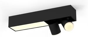 Philips Hue White&Col. Amb. Centris Spot 2flg nero 1540lm