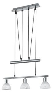 Lampada a Sospensione da Interno a LED in Metallo Nickel Opaco