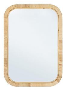 Specchio da parete con telaio in rattan 50x70 cm Hakima – Bizzotto