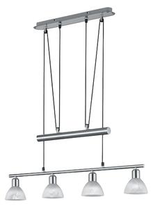 Lampada a Sospensione da Interno a LED in Metallo Nickel Opaco