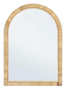 Specchio da parete con telaio in rattan 50x70 cm Hakima – Bizzotto