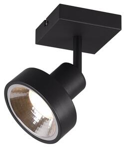 Faretto da Interno a LED in Metallo Nero Opaco