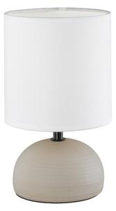 Lampada tavolo da Interno E14 in Ceramica Cappuccino