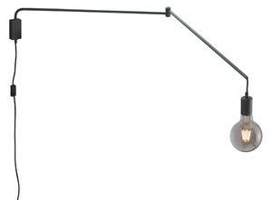Applique da Interno a LED in Metallo Nero Opaco