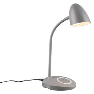 Lampada tavolo da Interno a LED in Plastica Grigio