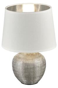 Lampada tavolo da Interno E14 in Ceramica Argento