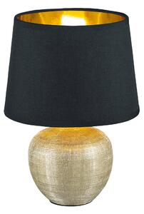 Lampada tavolo da Interno E14 in Ceramica Oro