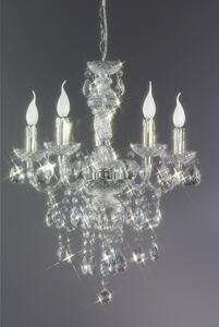 Lampadario da Interno E14 in Metallo Cromo