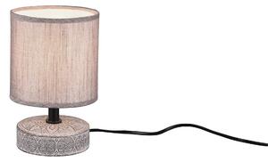 Lampada tavolo da Interno a LED in Ceramica Marrone