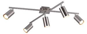 Plafoniera da Interno GU10 in Metallo Nickel Opaco