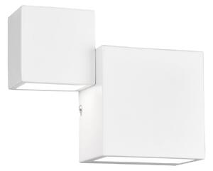 Applique da Interno a LED in Metallo Bianco Opaco