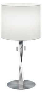 Lampada tavolo da Interno a LED in Metallo Nickel Opaco