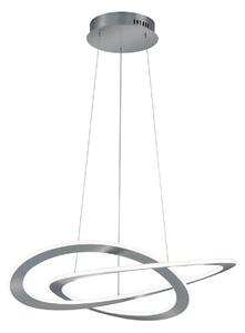 Lampada a Sospensione da Interno a LED in Metallo Nickel Opaco