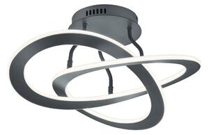 Plafoniera da Interno a LED in Metallo Antracite