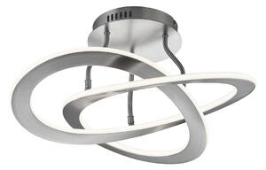 Plafoniera da Interno a LED in Metallo Nickel Opaco