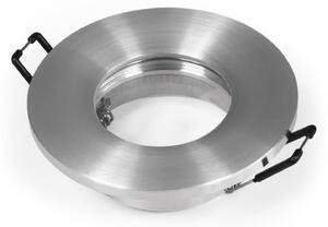 Cornice di montaggio a prova di umidità McShine "W-30" rotonda, IP44, acciaio inox spazzolato
